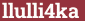 Brick with text llulli4ka