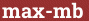 Brick with text max-mb