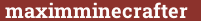 Brick with text maximminecrafter