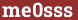 Кирпич с текстом me0sss