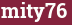 Brick with text mity76