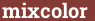 Brick with text mixcolor