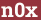 Кирпич с текстом n0x