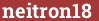 Brick with text neitron18