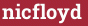 Brick with text nicfloyd