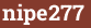 Brick with text nipe277
