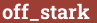 Brick with text off_stark