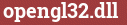 Brick with text opengl32.dll
