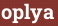 Brick with text oplya