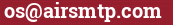 Brick with text os@airsmtp.com