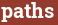 Brick with text paths