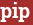 Brick with text pip