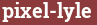 Кирпич с текстом pixel-lyle