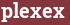 Brick with text plexex
