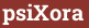 Brick with text psiXora