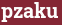 Brick with text pzaku