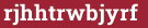 Brick with text rjhhtrwbjyrf