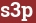 Brick with text s3p
