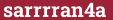Brick with text sarrrran4a