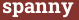 Brick with text spanny