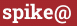 Brick with text spike@