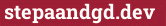 Brick with text stepaandgd.dev