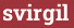 Brick with text svirgil