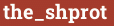 Brick with text the_shprot