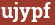 Brick with text ujypf