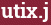 Brick with text utix.j