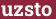 Brick with text uzsto