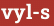 Brick with text vyl-s