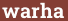 Brick with text warha
