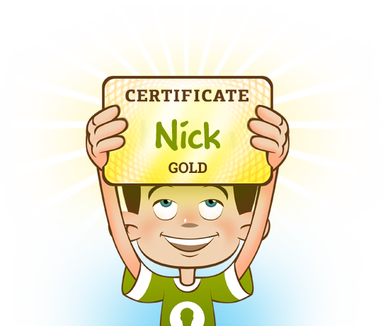 Free nickname certificate for everyone