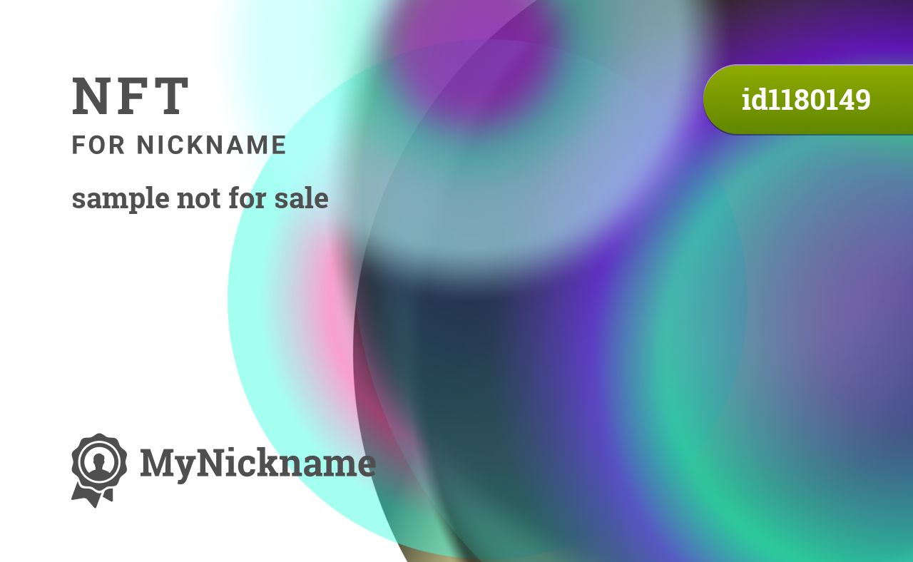 Nickname NFT example