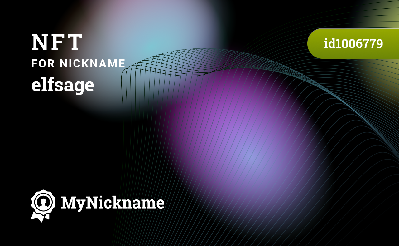 NFT for nickname elfsage