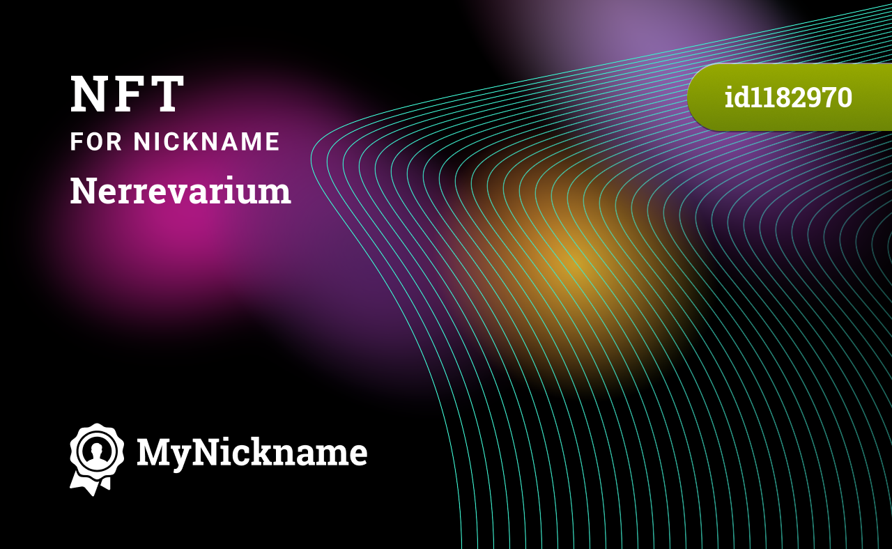 NFT for Nickname Nerrevarium