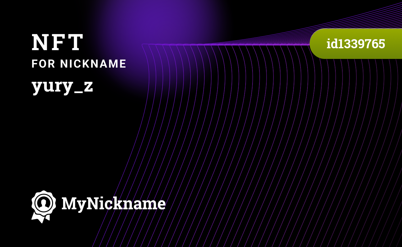 NFT for Nickname yury_z