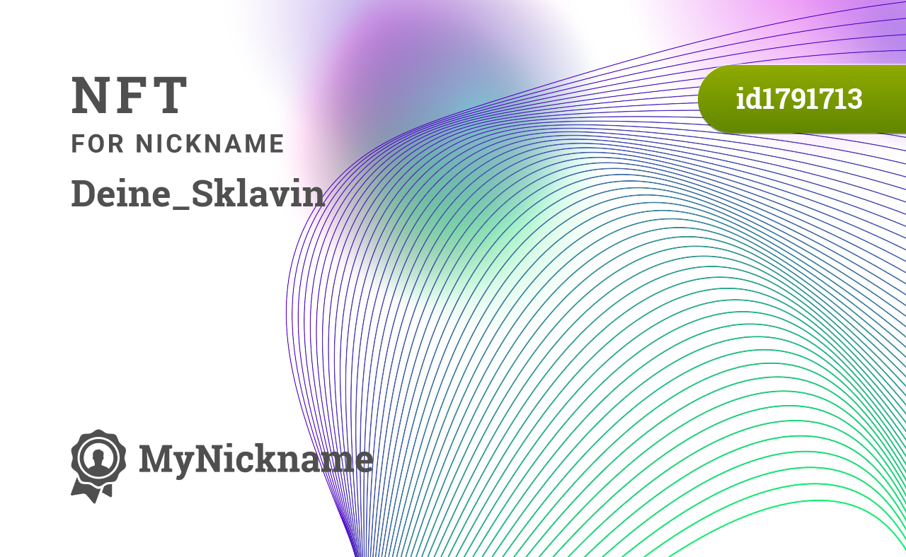 NFT for Nickname Deine_Sklavin