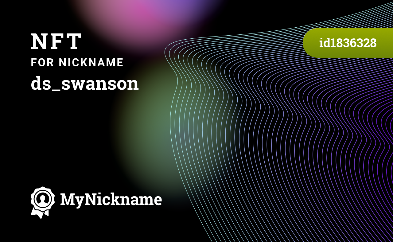 NFT for nickname ds_swanson