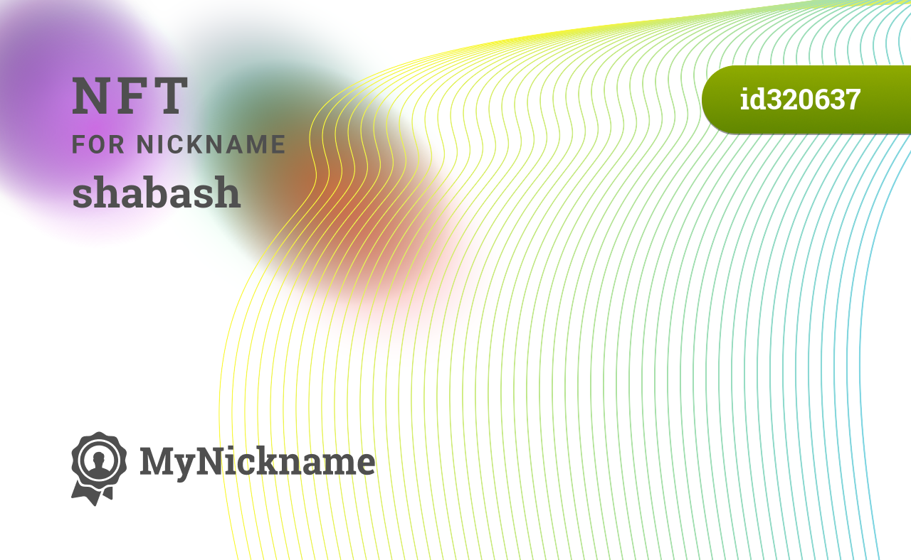 NFT for Nickname shabash