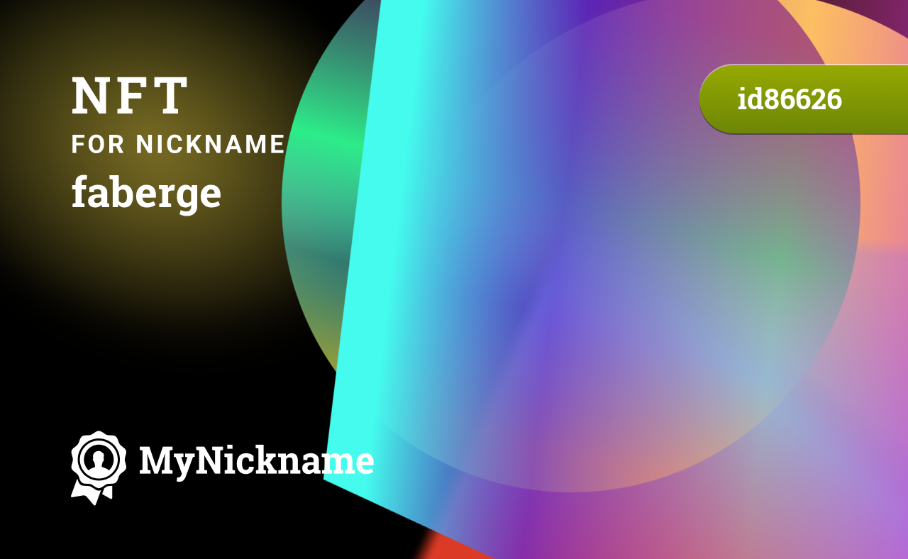 NFT на никнейм faberge