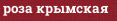 роза крымская
