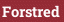 Forstred