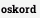 oskord