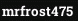 mrfrost475