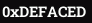 0xDEFACED