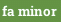 fa minor