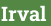 Irval