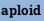aploid